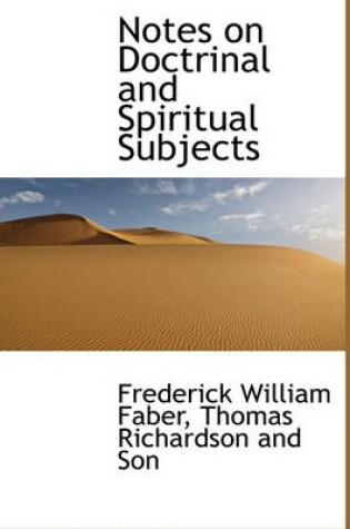 Cover of Notes on Doctrinal and Spiritual Subjects