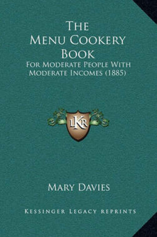 Cover of The Menu Cookery Book