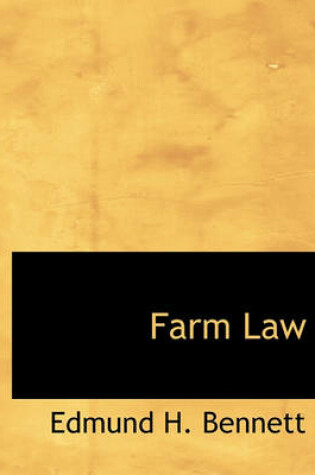 Cover of Farm Law