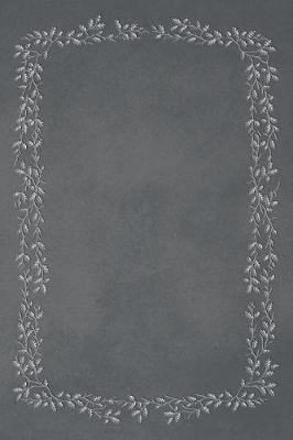 Book cover for Slate Grey 101 - Blank Notebook With Acorns & Oak Branches - 6x9