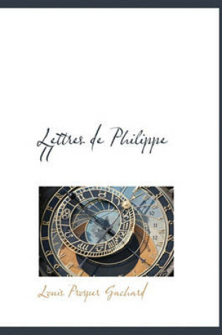 Cover of Lettres de Philippe II