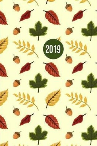 Cover of 2019 Planner; Leaves