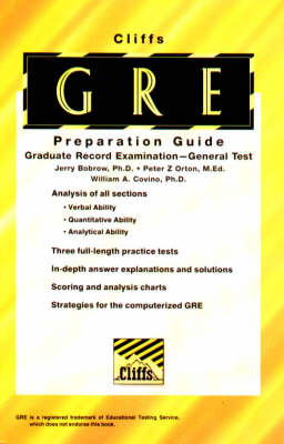 Cover of Cliffs Graduate Record Examination General Test Preparation Guide