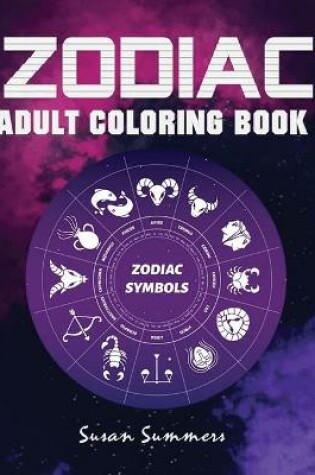 Cover of Zodiac Adult Coloring Book