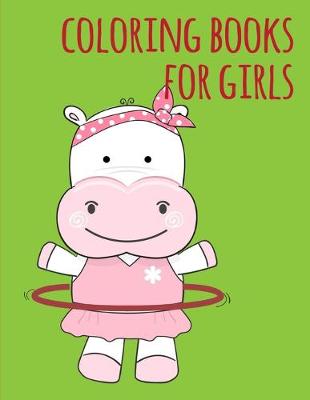 Book cover for coloring books for girls