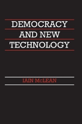 Cover of Democracy and New Technology