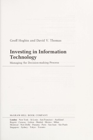 Cover of Investing in Information Technology