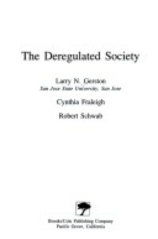 Cover of The Deregulated Society