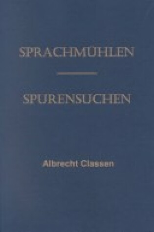 Cover of Sprachmuhlen - Spurensuchen