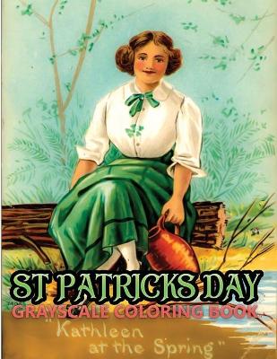 Cover of st. patricks day grayscale coloring book