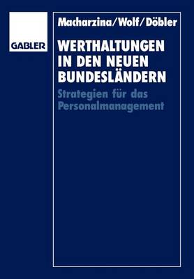 Book cover for Werthaltungen in Den Neuen Bundeslandern