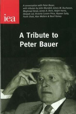 Cover of A Tribute to Peter Bauer