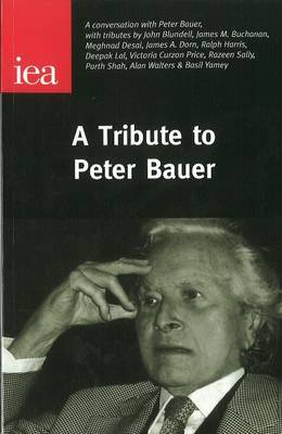 Book cover for A Tribute to Peter Bauer