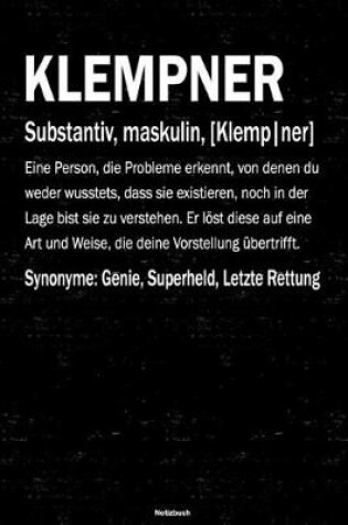 Cover of Klempner Notizbuch