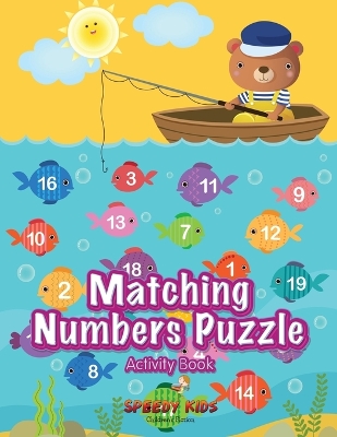 Book cover for Matching Numbers Puzzle Activity Book