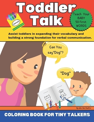 Book cover for Toddler Talk And Color