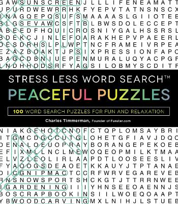 Book cover for Stress Less Word Search - Peaceful Puzzles