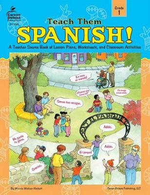 Book cover for Teach Them Spanish!, Grade 1