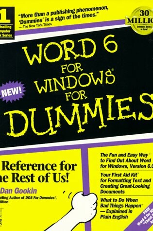Cover of Word 6 for Windows For Dummies
