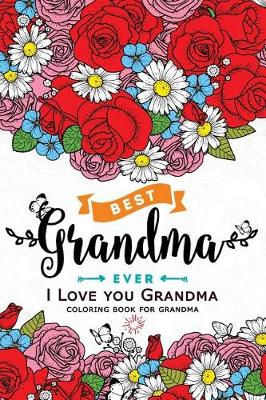 Book cover for I Love You Grandma Coloring Book