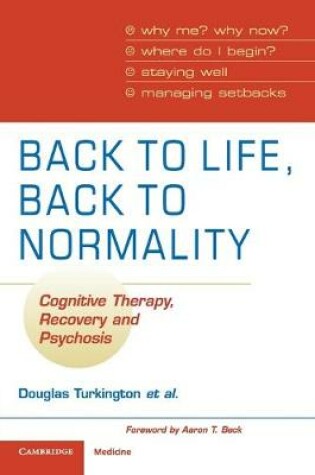 Cover of Back to Life, Back to Normality: Volume 1