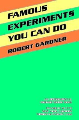 Cover of Famous Experiments You Can Do