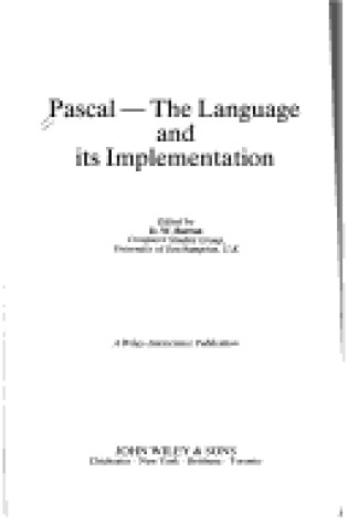 Cover of PASCAL