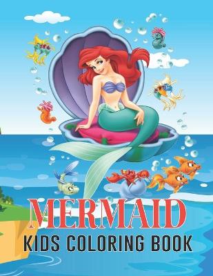 Book cover for Mermaid Kids Coloring Book