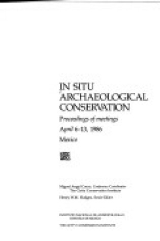 Cover of In Situ Archaeological Conserv