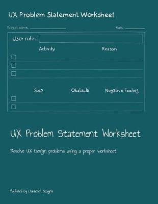 Book cover for UX Problem Statement Worksheet