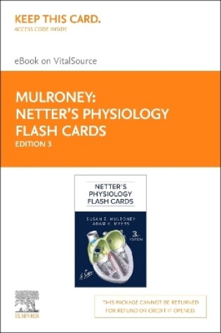 Cover of Netter's Physiology Flash Cards - Elsevier eBook on Vitalsource (Retail Access Card)