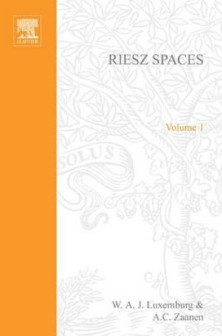 Cover of Riesz Spaces