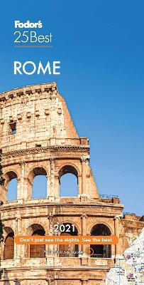 Book cover for Fodor's Rome 25 Best 2021