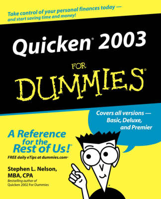 Book cover for Quicken 2003 for Dummies