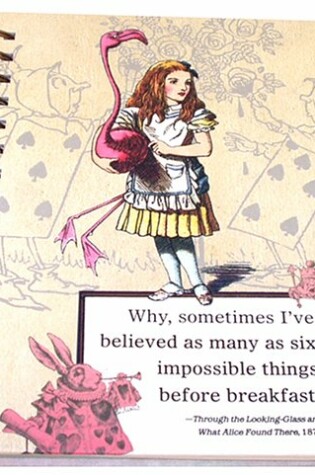 Cover of All Things Alice Wire-O Journal