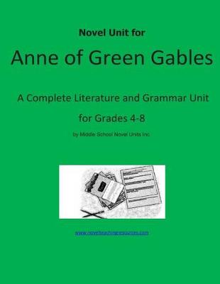 Book cover for Novel Unit for Anne of Green Gables