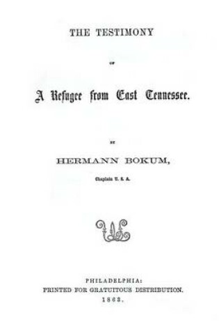 Cover of The Testimony