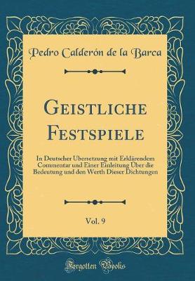 Book cover for Geistliche Festspiele, Vol. 9