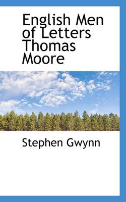 Book cover for English Men of Letters Thomas Moore