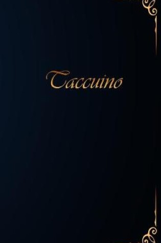 Cover of Taccuino