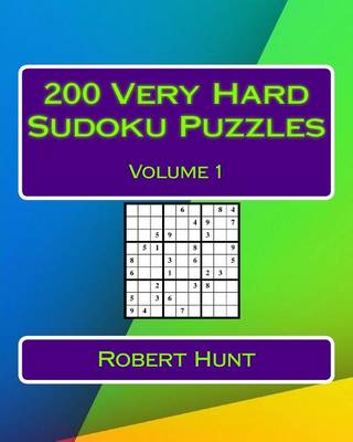 Cover of 200 Very Hard Sudoku Puzzles Volume 1