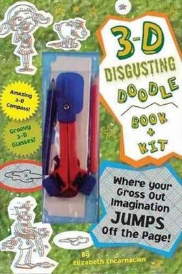 Book cover for 3-D Disgusting Doodles Book and   Kit