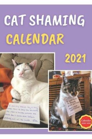 Cover of Cat Shaming Calendar 2021