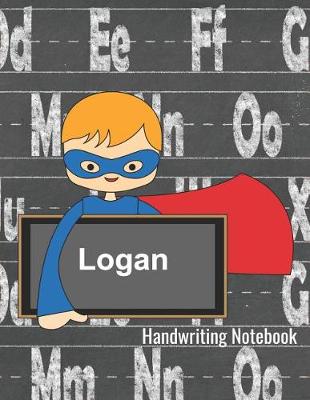 Book cover for Handwriting Notebook Logan