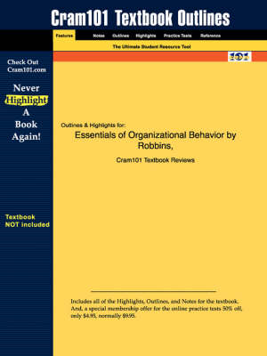 Cover of Studyguide for Essentials of Organizational Behavior by Robbins, ISBN 9780130353092