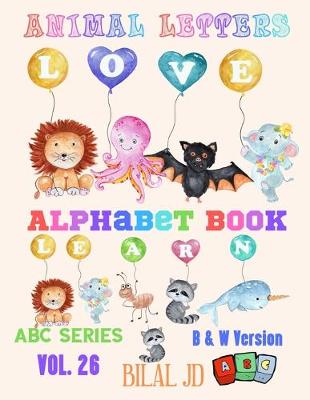 Book cover for Animal Letters Alphabet Book