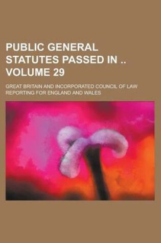 Cover of Public General Statutes Passed in Volume 29