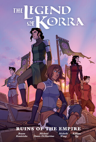 Book cover for The Legend of Korra: Ruins of the Empire Library Edition