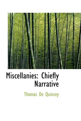 Book cover for Miscellanies