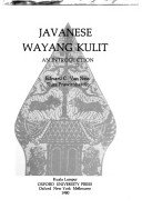 Book cover for Javanese Wayang Kulit